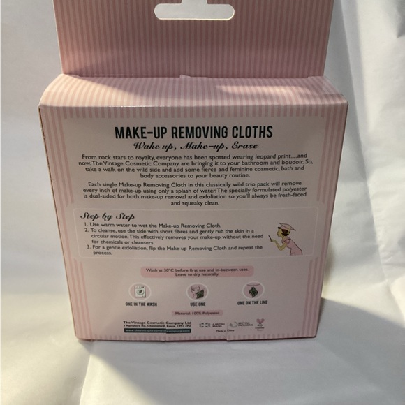 LEOPARD PRINT MAKE-UP REMOVING CLOTHS - Picture 2 of 2